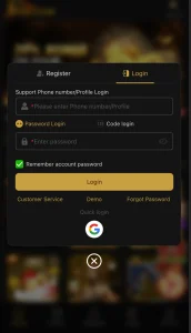 w567 game login interface 