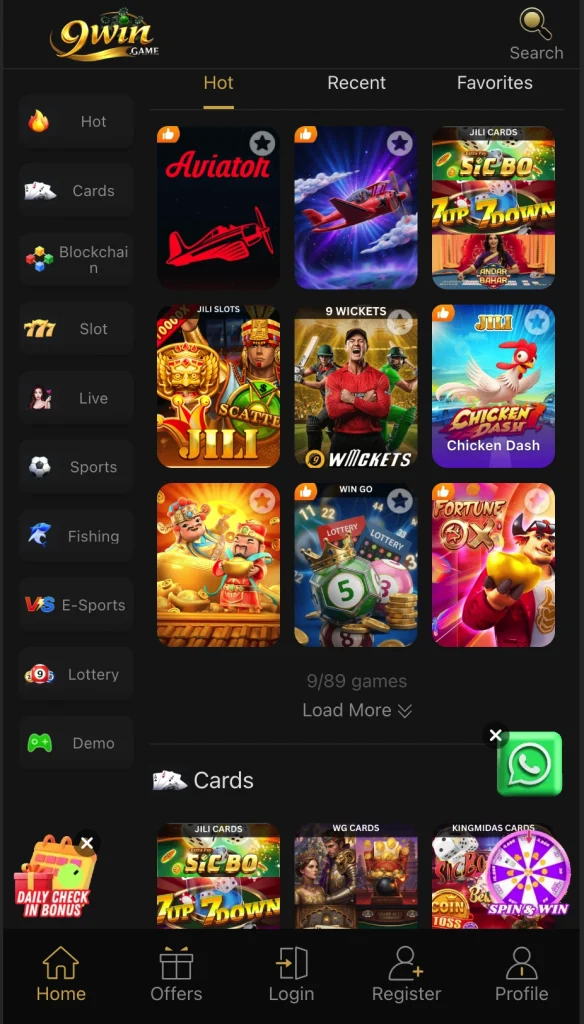 9win games screenshot 